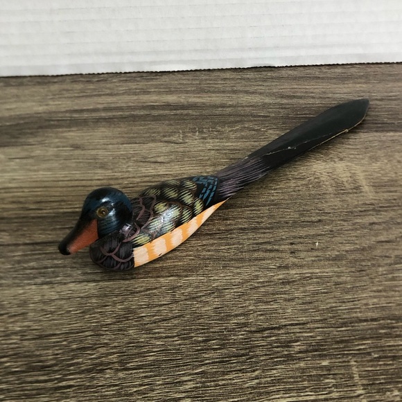 Handmade Mallard Duck Letter Opener - Picture 2 of 11